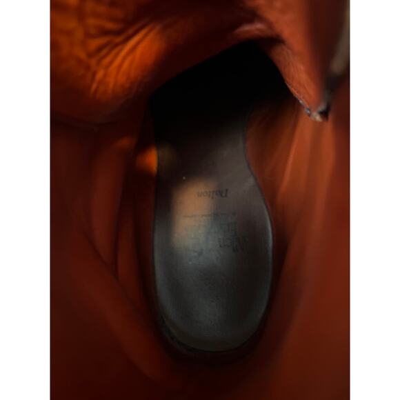 Allen Edmonds 9.5 EEE DALTON Brown Chocolate Wingtip Boots 9.5 3E - Picture 7 of 9